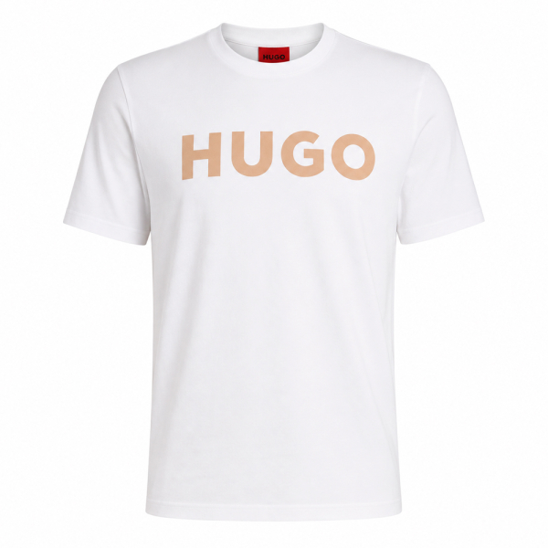 Hugo Boss T-shirts Blanc - T-shirt en maille avec logo imprim - S - Ref 36 €